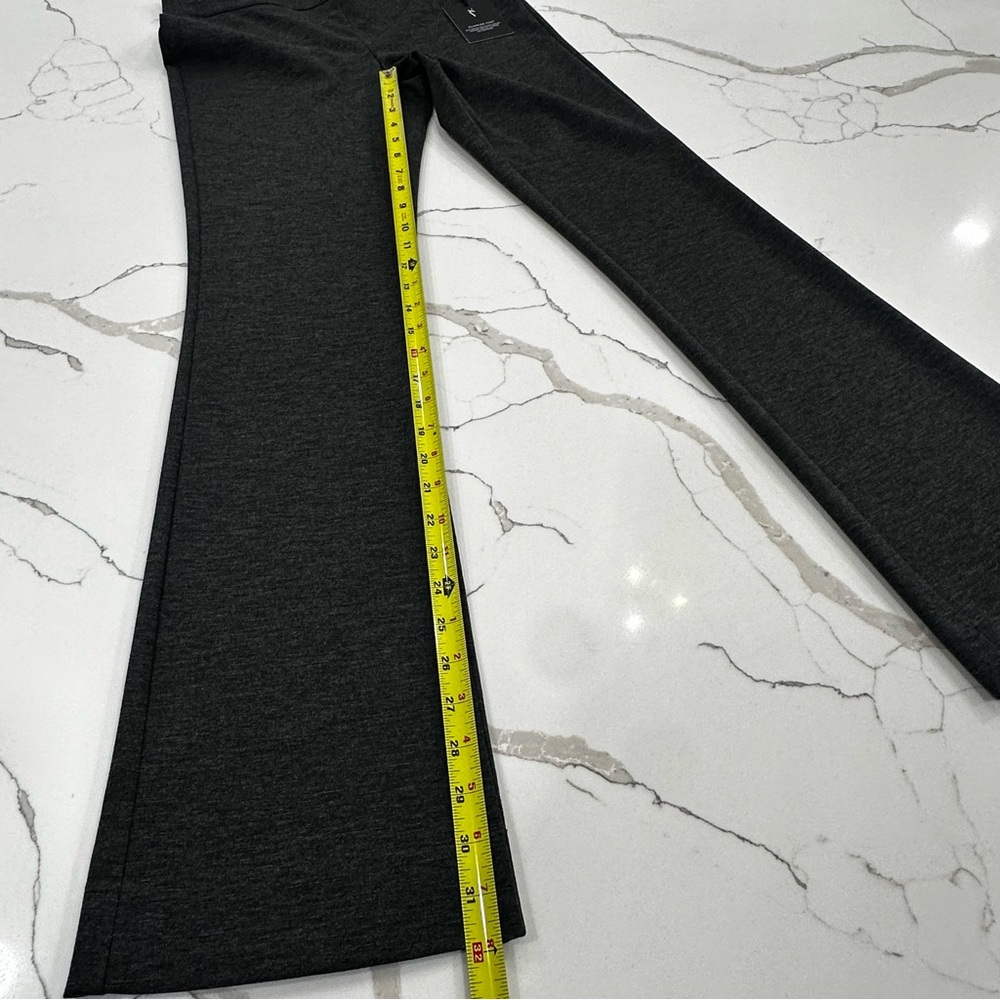 Simply Vera Vera Wang Charcoal Gray Slimming Ponte Bootcut Pants - Small - Picture 3 of 14